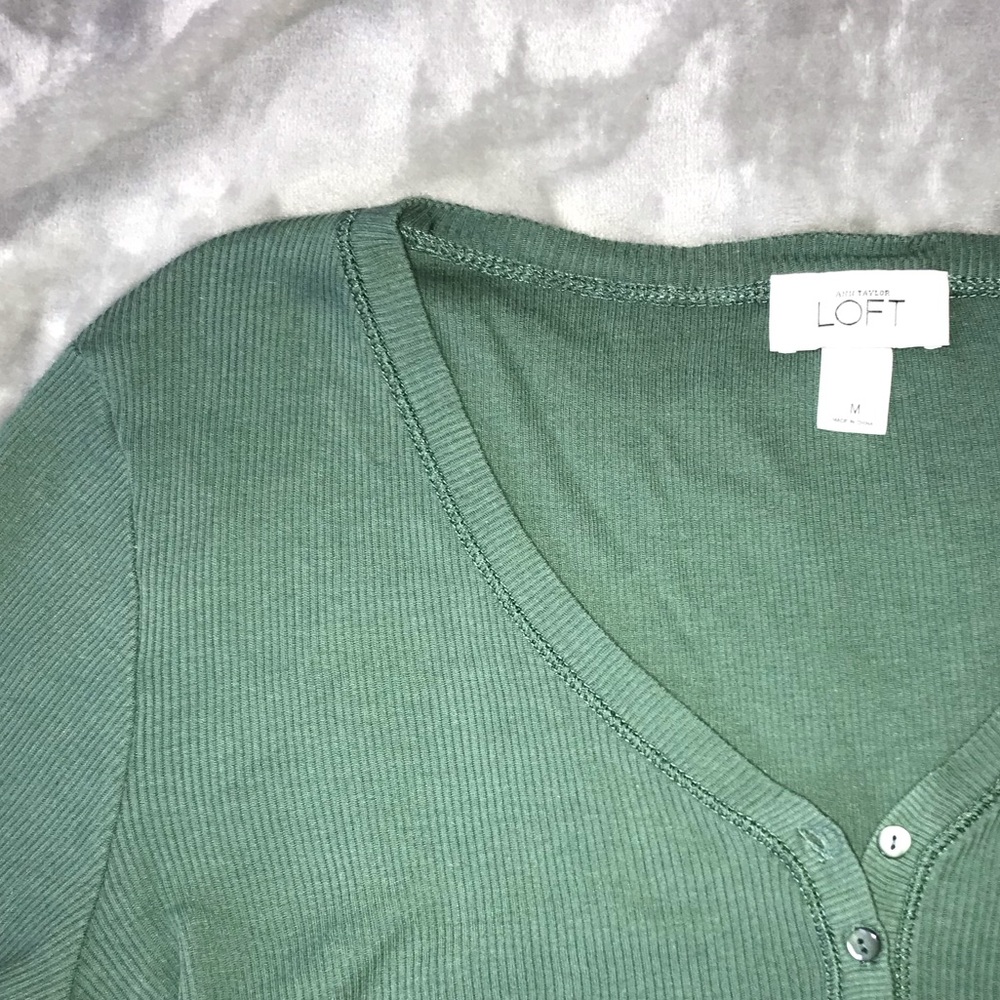 LOFT button long sleeve